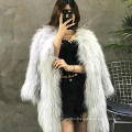 Hot Selling natural real raccoon fur coats